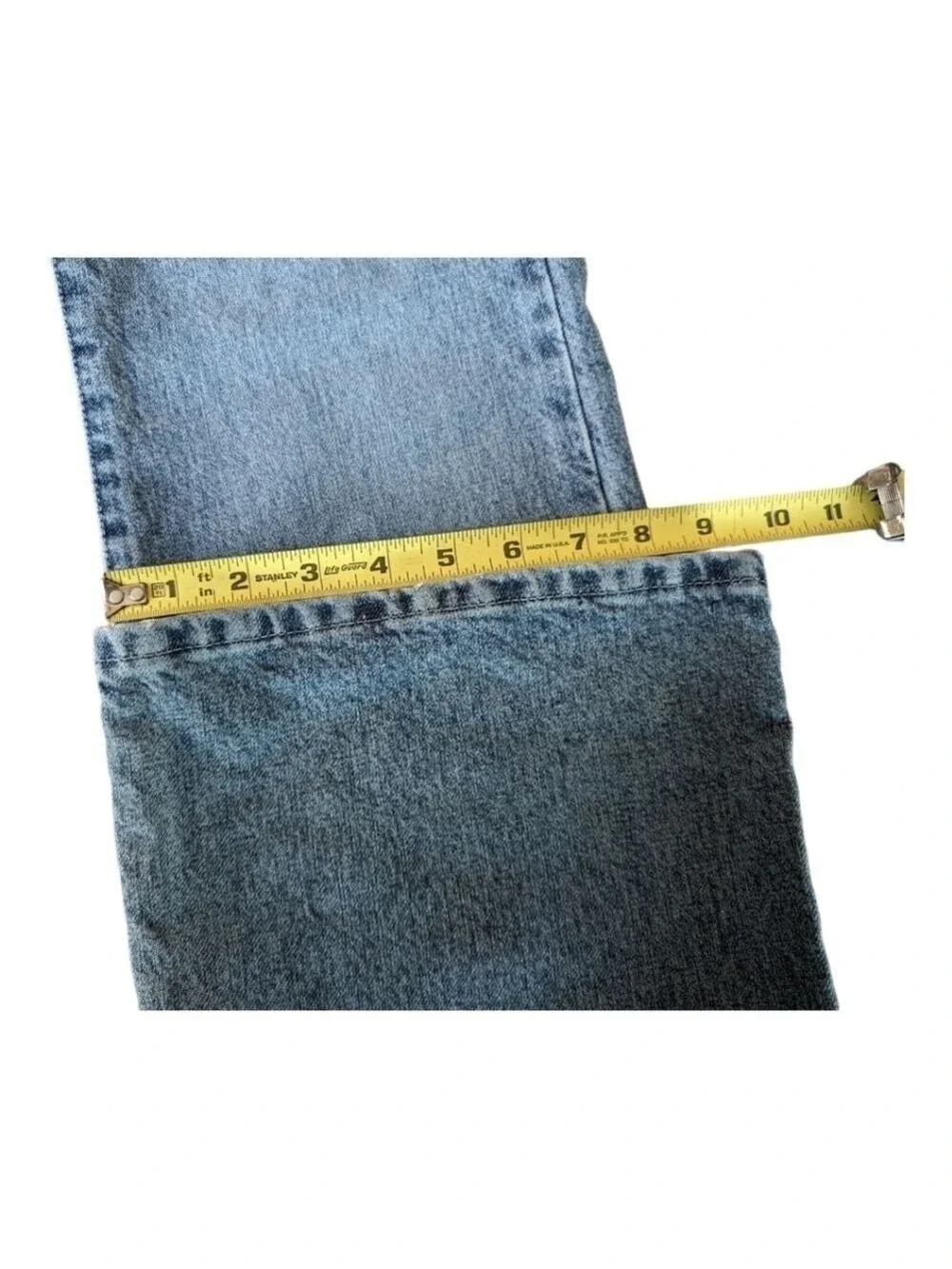 Michael Kors Y2K Light Wash Stitched Seam Flare Jeans Size 4